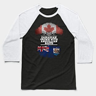 Canadian Grown With Anguillian Roots - Gift for Anguillian With Roots From Anguilla Baseball T-Shirt